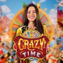 Crazy Time logo – Live Casino by Evolution at LalaBet Casino