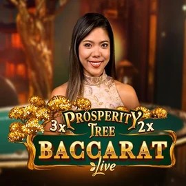 Prosperity Tree Baccarat online game logo by Evolution on ombouwboer.nl